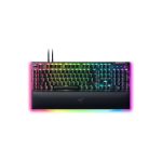 کیبورد گیمینگ ریزر مدل BlackWidow V4 Yellow Switch با نورپردازی RGB