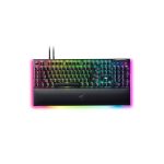 کیبورد گیمینگ ریزر مدل BlackWidow V4 Green Switch با نورپردازی RGB