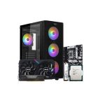 کیس سیستم آماده Flexline 3 با طراحی مدرن و نورپردازی RGB