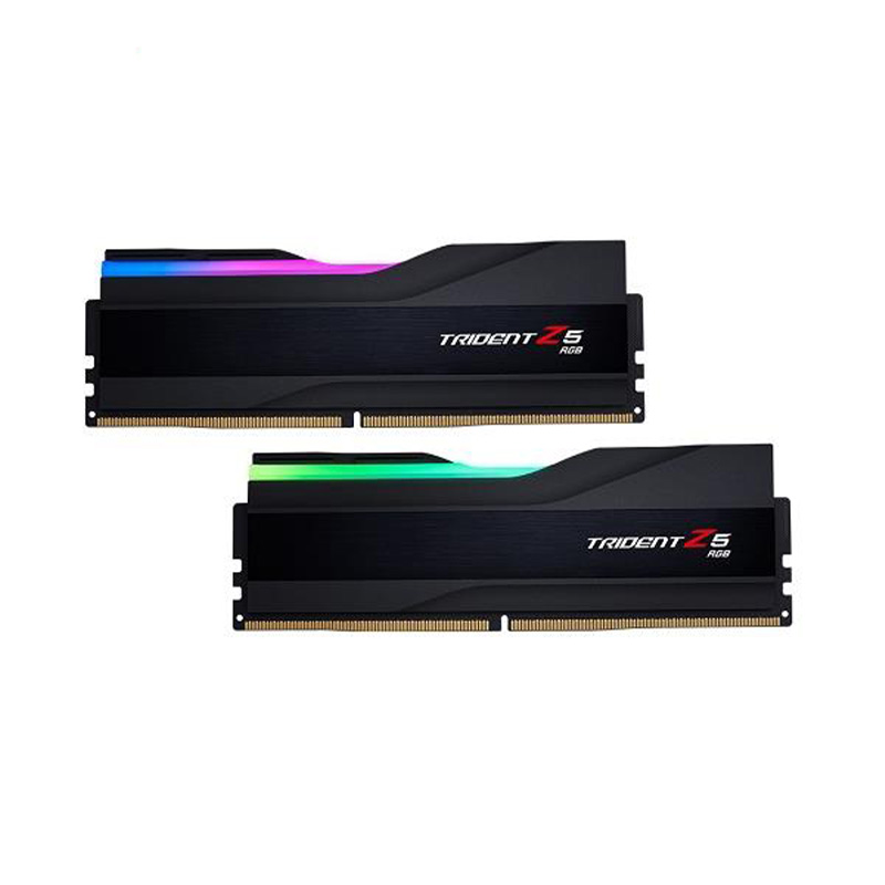 رم دسکتاپ DDR5 دو کاناله 6000 مگاهرتز CL36 جی اسکیل مدل Trident Z5 RGB Black ظرفیت 64 گیگابایت