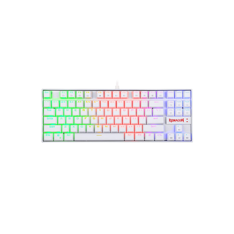 کیبورد گیمینگ ردراگون مدل KUMARA K552 RGB با نورپردازی RGB