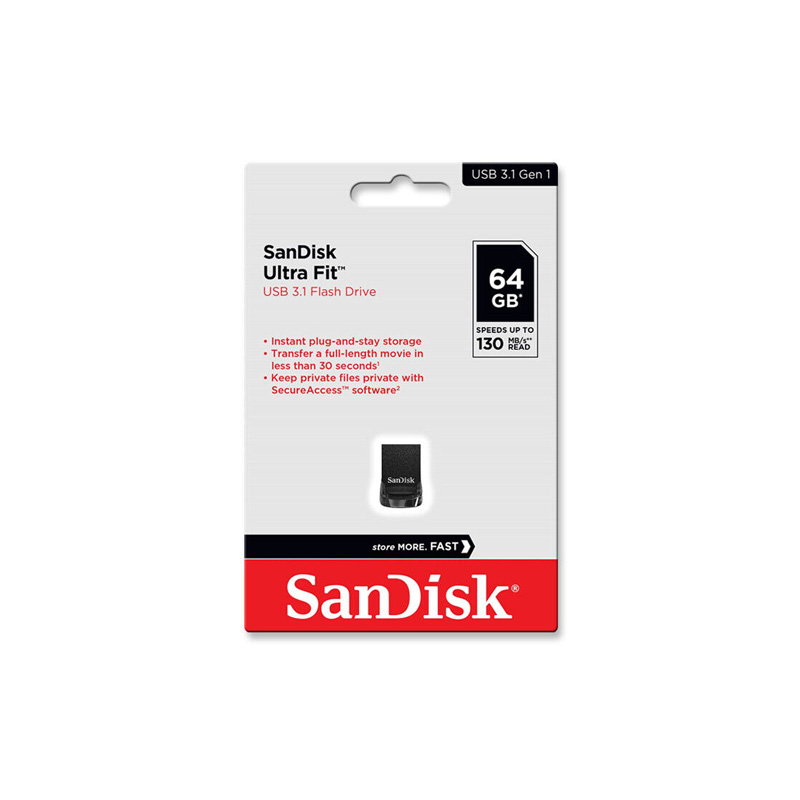 فلش مموری SanDisk Ultra Fit 64GB