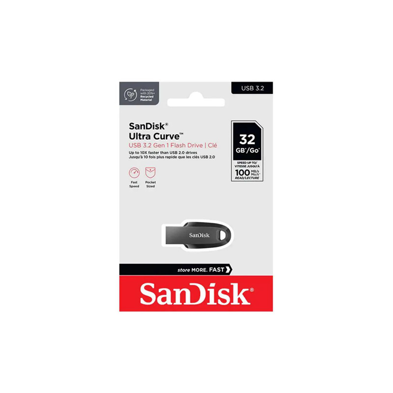 فلش مموری SanDisk Ultra Curve 32GB