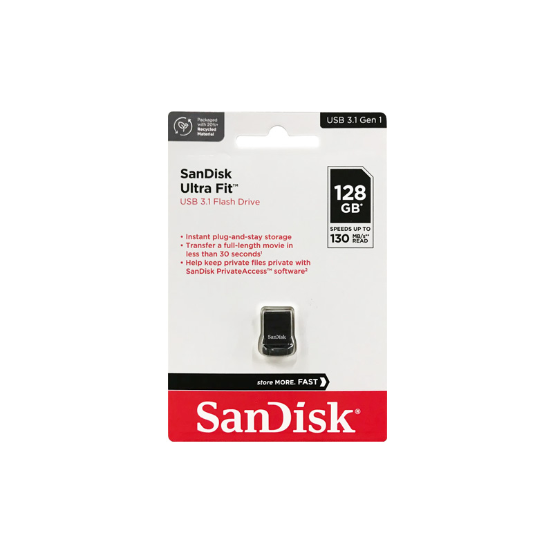 فلش مموری SanDisk Ultra Fit 128GB